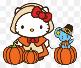 Hello Kitty kitty wallpaper - Thanksgiving Emoji
