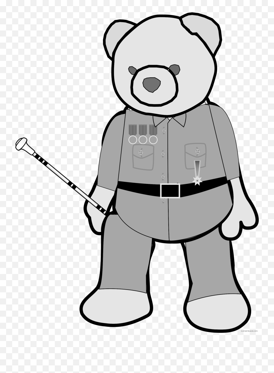 High Quality Bear Animal Free Black White Clipart Images - Clip Art Emoji,Bear Black And White Emoji