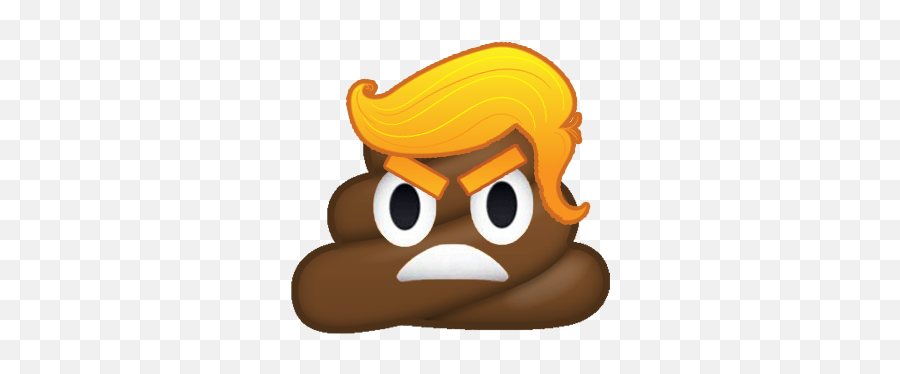 January 2017 - Poop Trump Emoji,Anguish Emoji