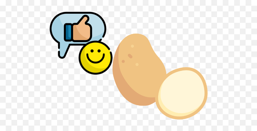 Topic 7 The Cake Factory - Happy Emoji,Potato Chip Emoji