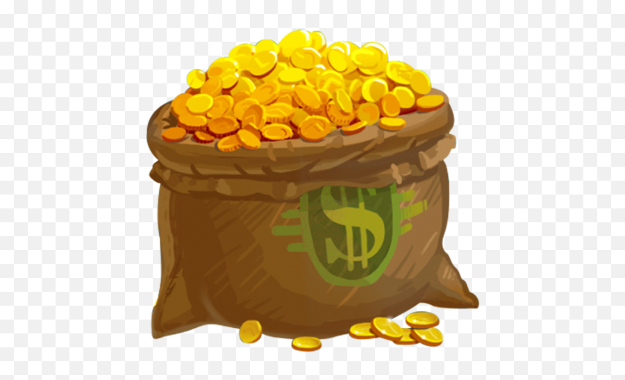 Gold Coins Fall Out Of Bag Png Image Free Download Searchpng - Bag Of Gold Coins Png Emoji,Money Bags Emoji
