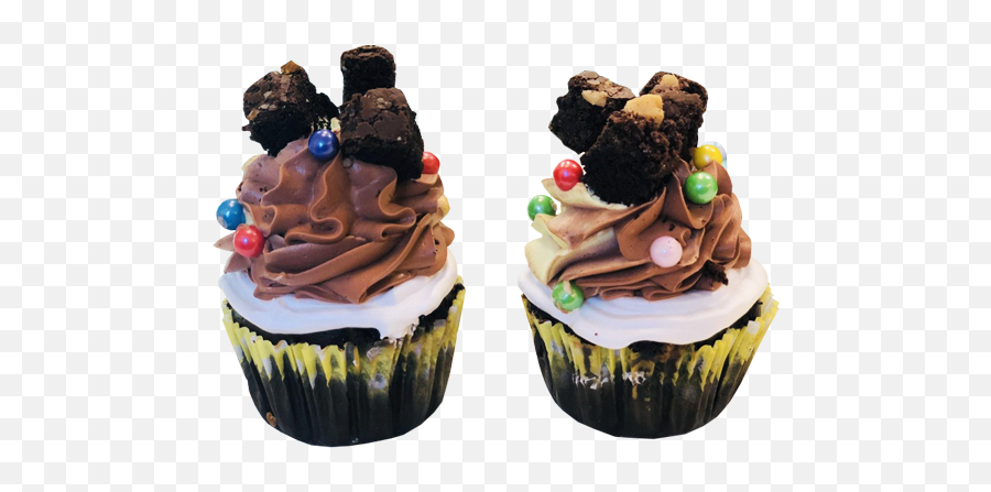 Brownie Cupcakes - Cupcake Emoji,Emoji Cupcakes
