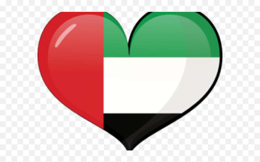 United Arab Emirates Flag Clipart Png - Arab Flag Art Heart Transparent Background Emoji,Saudi Arabia Flag Emoji