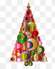 150859 Christmas Free Clipart - Abstract Tree Emoji