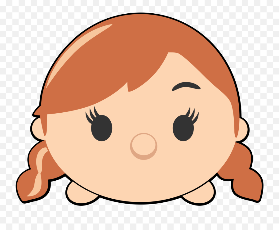 Disney Tsum Tsum Clipart Anna Frozen - Tsum Tsum Princess Png Emoji,Emoji Frozen