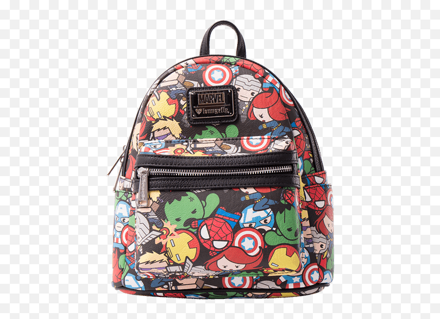 Avengers Kawaii Loungefly Mini Backpack - Loungefly Marvel Mini Backpack Emoji,Emoji Bookbags