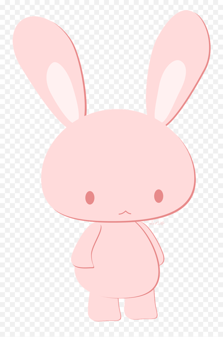 Rabbit Characters Pink Cute Animal Emoji,Cute Emoji Cakes