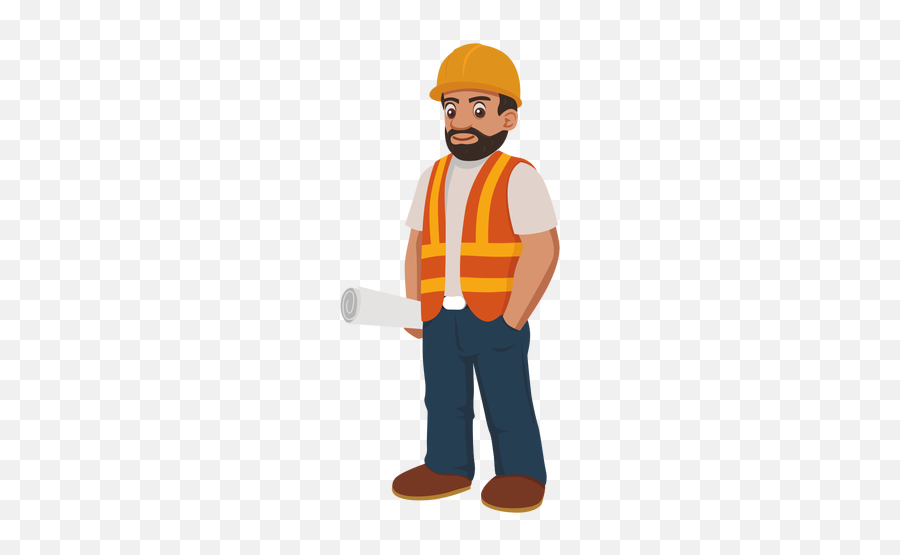 Construction Worker Transparent Png - Construction Worker Cartoon Emoji,Construction Worker Emoji