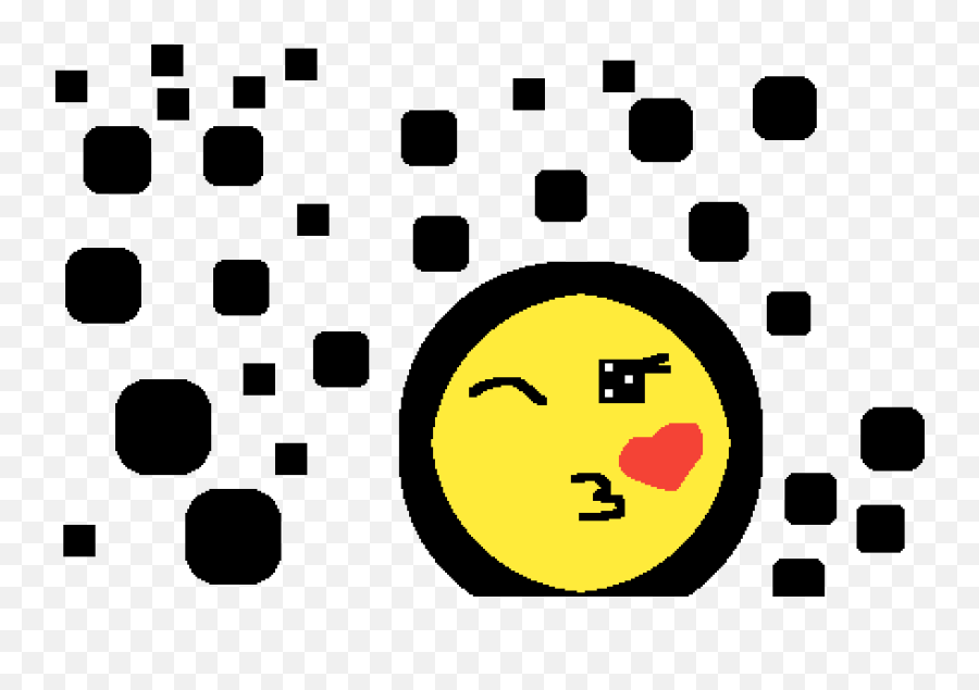 Pixilart - Sumka Emoji,Kiss Emoji Black And White
