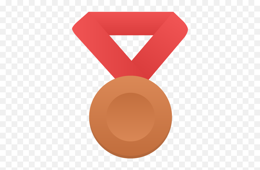 Bronze Metal Red Icon - Bronze Icono Png Emoji,Bronze Emoji