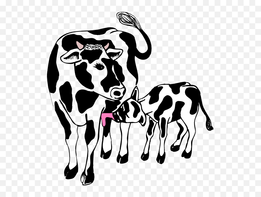 Cow Face Clipart Free Clipart Images - Cow With Calf Clipart Emoji,Cow Face Emoji