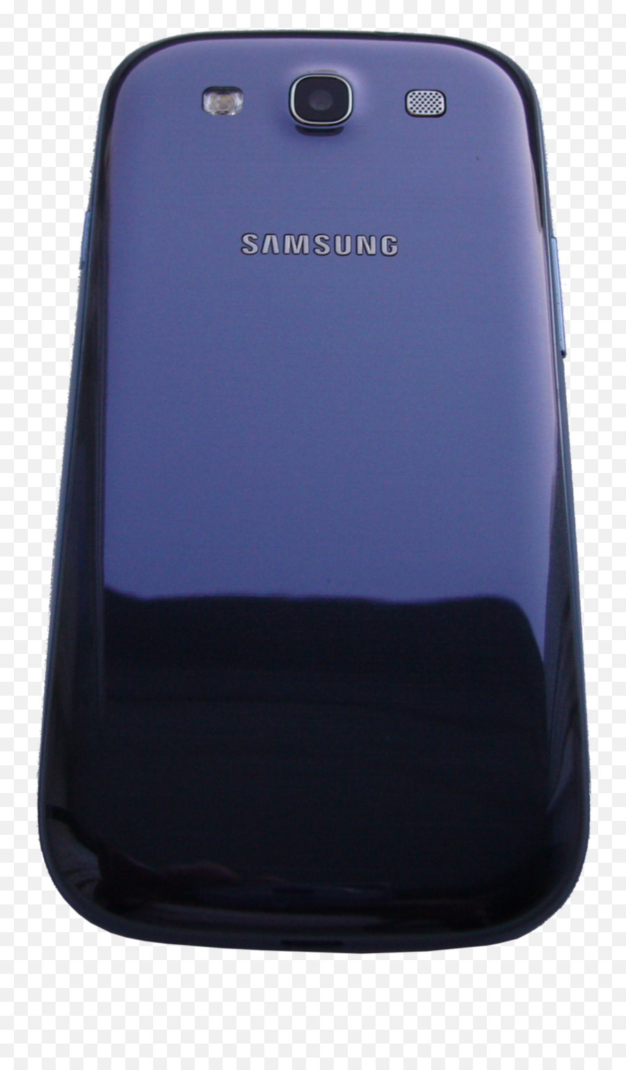 Samsung Galaxy S Iii Pebble Blue Back Tilted - Pebble Blue Emoji,Emojis For Samsung Galaxy S3