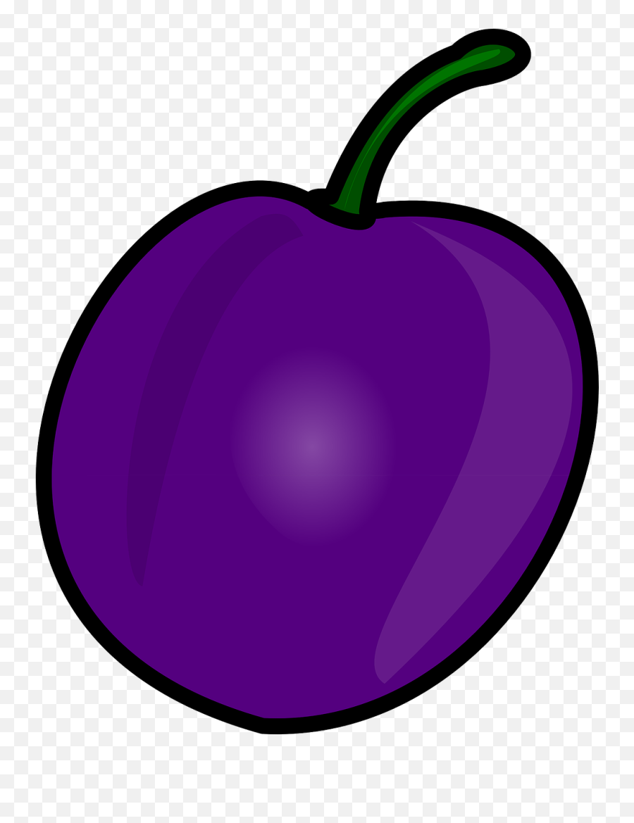 Prune Plum Purple Fruit Fresh - Single Purple Grape Png Emoji,Avocado Emoji Apple