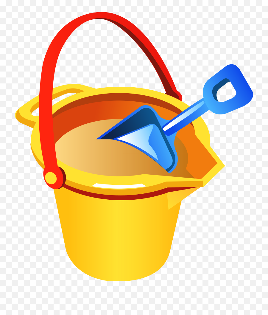 Shovel Clipart Png - Clipart Beach Bucket Emoji,Shovel Emoji