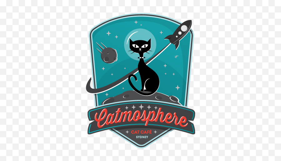 9 Feline - Catmosphere Cat Café Logo Png Emoji,Grumpy Cat Emoji