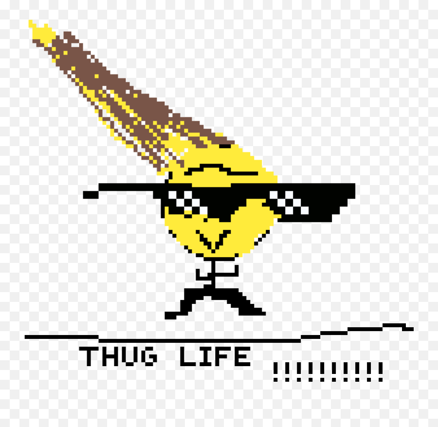 Thug Life Png Transparent - Pixel Art Emoji,Gangster Emoji