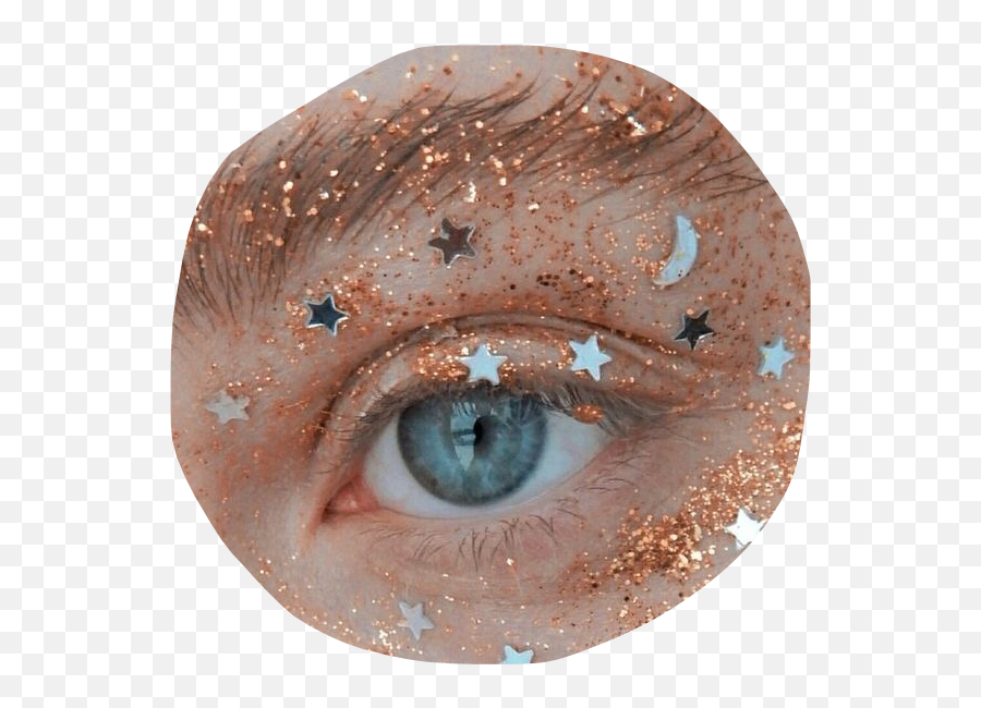 Starryeyes Star Glitter Sticker By Just A Lil Stan - Luna Lovegood Aesthetic Emoji,Starry Eyes Emoji