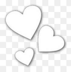 Heart Transparent Png - White Background With Aesthetic Hearts Emoji,Wheelchair Emoji Meme