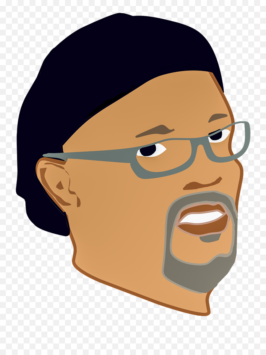 Samuel Jackson Man Face Human Portrait - Cartoon Emoji,Emoji Outfit For Men