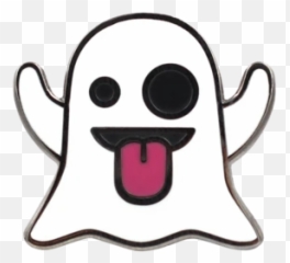 Ghost Emoji Pin - Ghost Emoji Png,Ghost Emoji