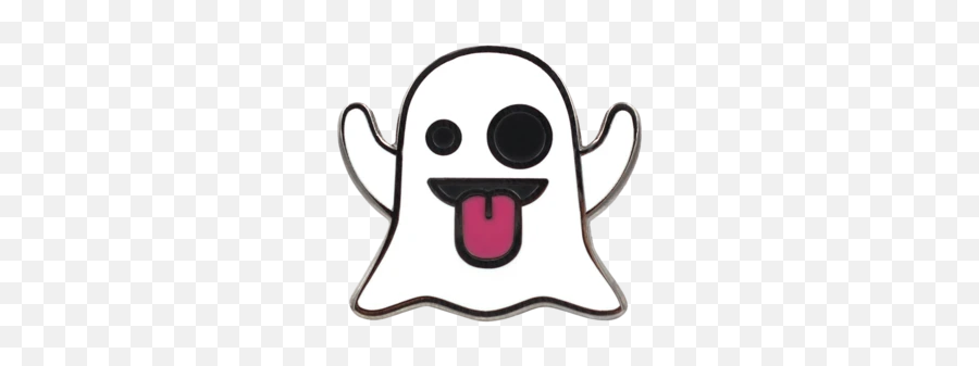 Ghost Emoji Pin - Ghost Emoji Png,Ghost Emoji