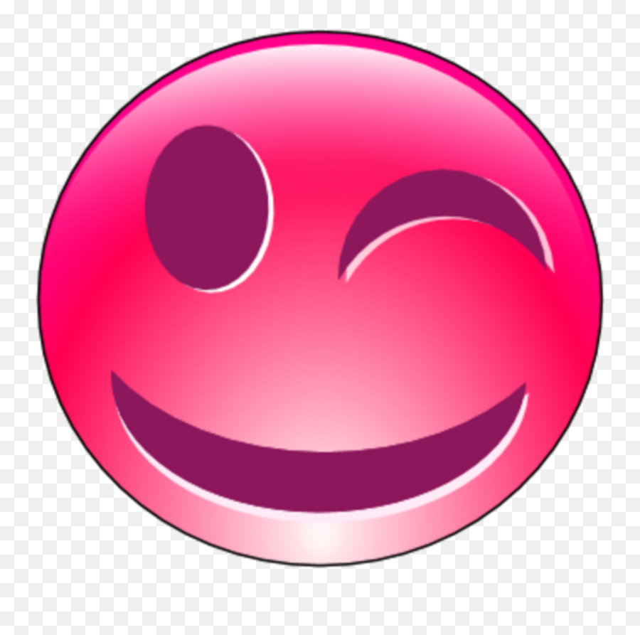 Mq Pink Flirt Emoji Emojis - Smiley,Flirt Emoticon