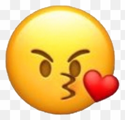Emoji Heart Kiss Kissemoji Angry Mad Love Heartemoji - Angry Kiss Emoji Png,Mad Emoji