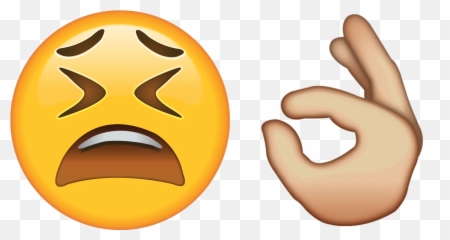 Papa Papa - Thumbs Up Emoji No Background,Weary Emoji