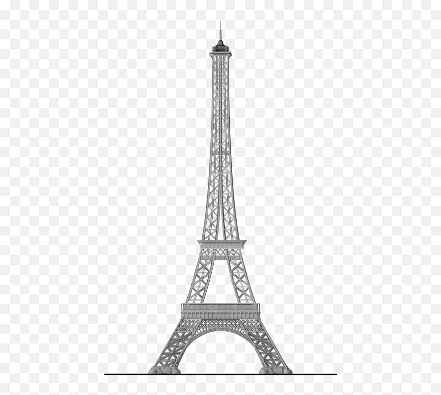 Detailed Eiffel Tower 2 - Seven Wonders Of The World Drawing Emoji,Eiffel Tower Emoji