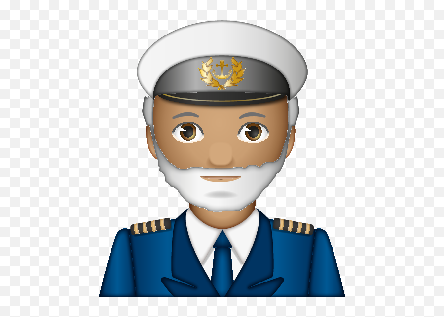 Emoji - Female Ship Captain Cartoon Free,Military Emoji - free ...