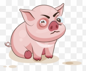 Adorable Pig Emoji Stickers - Cartoon,Pig Emoji Png