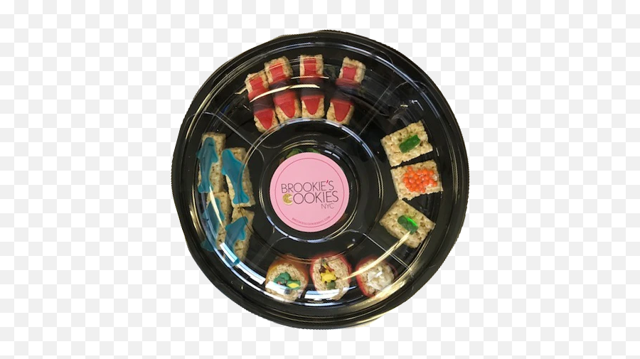 Rice Krispy Sushi Platter - Ice Cream Emoji,Sushi Roll Emoji