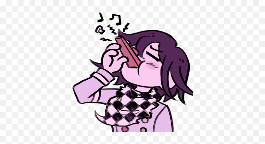 Danganronpa Kokichiouma Kokichi Kazoo - Kokichi Ouma Fanart Funny Emoji,Kazoo Emoji