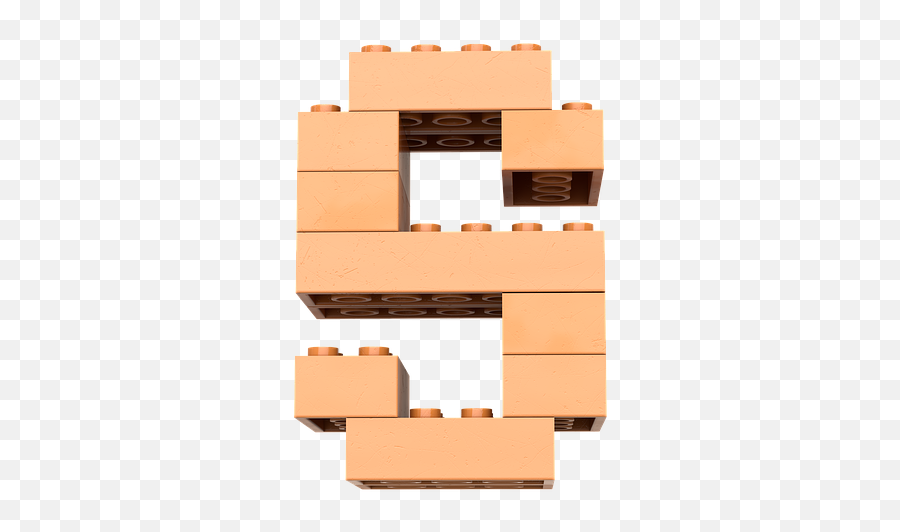 Letter S Orange Lego - Plywood Emoji,Lego Emoji Android