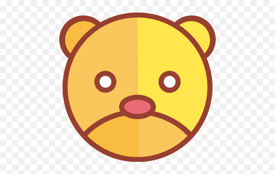 Bear - White Csr Icon Png Emoji,Bear Face Emoticon