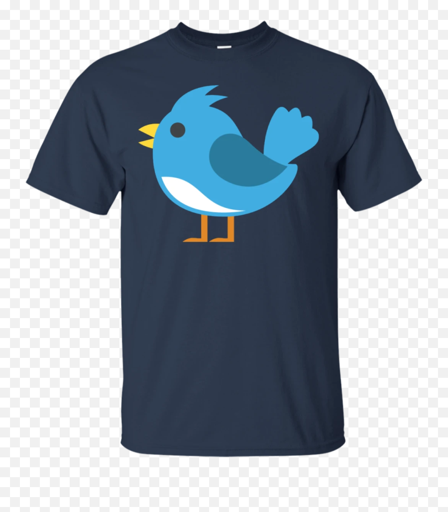 Blue Bird Emoji T - Shirt Funny Kansas City Chiefs T Shirt,Bird Emoji