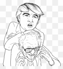 Ot - Any Trump Fans Here Line Art Emoji,Whip Nae Nae Emoji