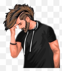 Man Bearded - Chamar Ka Attitude Emoji