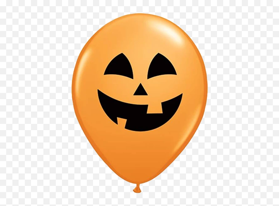 Halloween Party Jack O Lantern 12 Orange 28cm Latex Balloons - Bonne Fete Balloon Emoji,Jack O'lantern Emoji
