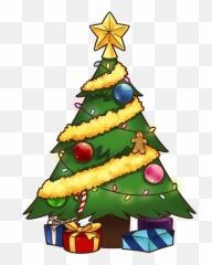 Christmas tree free to use clip art - ClipartAndScrap Tree Emoji