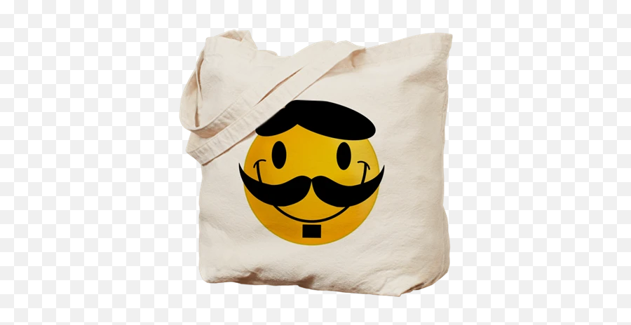Mr Smiley Tote - Tote Bag Emoji,Side Smile Emoticon