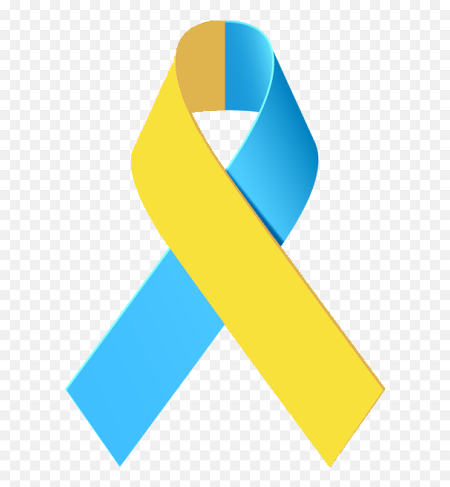 Cancer Ribbon Clipart - Clipartbarn Awareness Ribbon Blue And Yellow Emoji,Awareness Ribbon Emoji