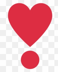 Heart Exclamation Emoji Clipart - Portable Network Graphics