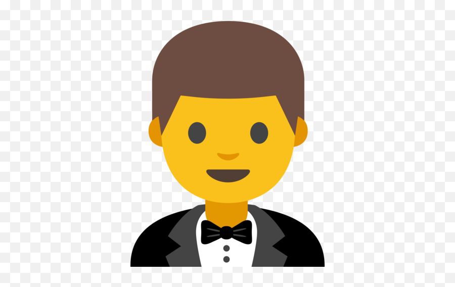 Man In Tuxedo Emoji - Emoji Uomo,Bow Emoticon