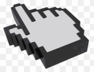 Pixel Hand Cursor 3d Transparent Png - Hand Cursor Emoji,Floppy Disk Emoji