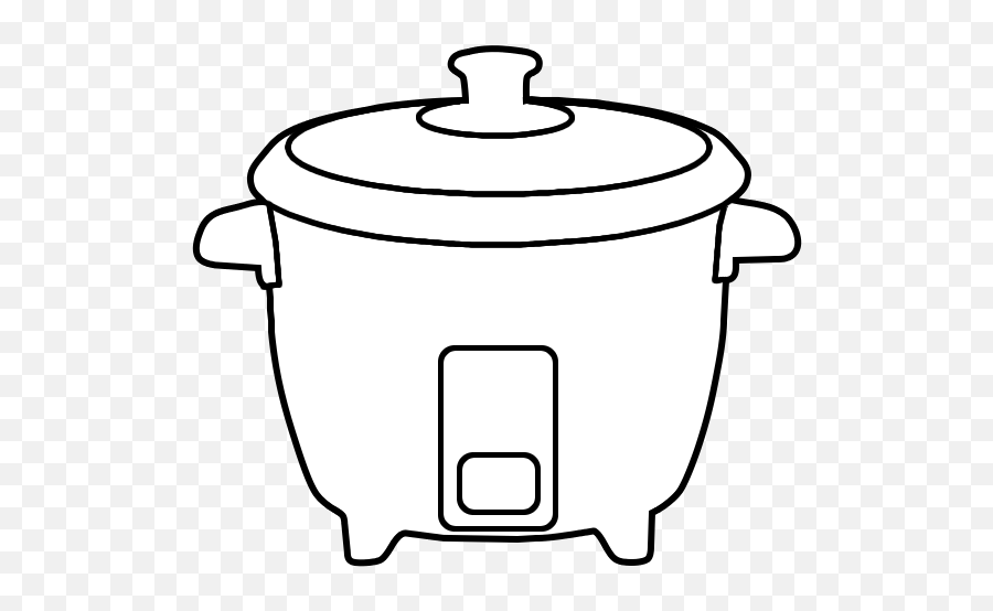 Rice Cliparts Outline - Slow Cooker Emoji,Rice Bowl Emoji