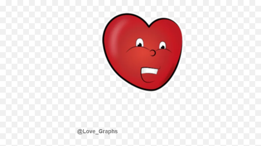 Little Red Hearts Love Graphs Stickers For Telegram - Happy Emoji,Little Heart Emoji