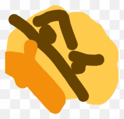 Russian Badger Thinking Emoji Png Download - Russian Badger Thinking Emoji,Thinking Emoji