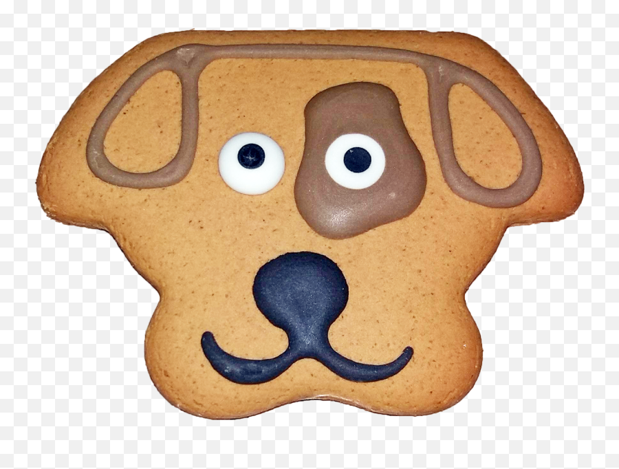 Gingerbread Dog - Cartoon Emoji,Peanut Butter Emoji