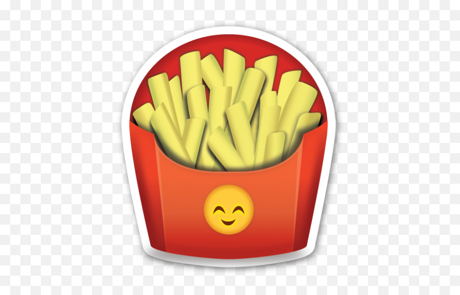 Emoji Stickers Emoji French Fries - French Fries Emoji Png,Emoji Food Ideas